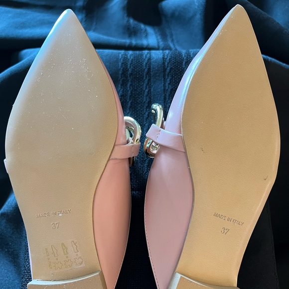 Italian Made Lea-Gu Blush Mules - Picture 3 of 6